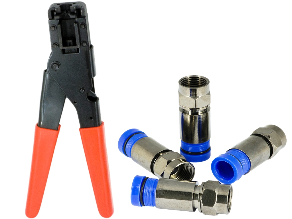 Rg6 Cable Crimping Tool